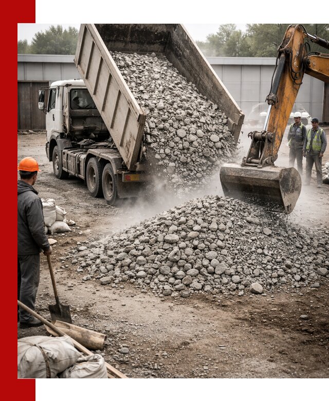 Доставка дробленого бетона в Городце оптом и в розницу