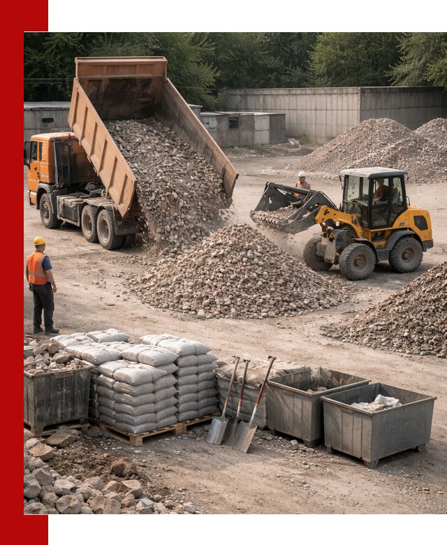 Вторичные материалы для отсыпки в Городце — поставка и доставка