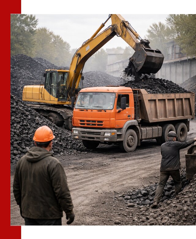 Доставка угля автотранспортом в Городце быстро и выгодно