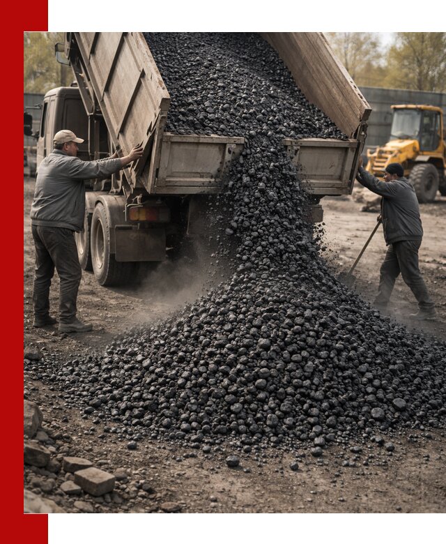 Доставка угля семечка самосвалами в Городце