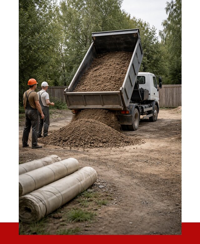Доставка сыпучих материалов самосвалом в Городец от 4252 р. | ПРОНЕРУДГрд