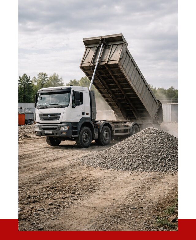 Доставка самосвалом 40 кубов в Городце от 9111 р. | ПРОНЕРУДГрд