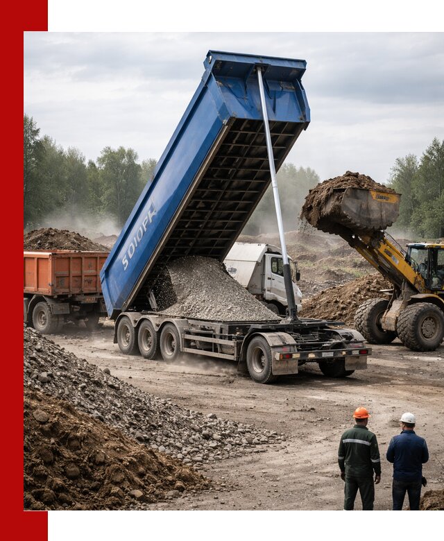 Аренда тонар 40 тонн в Городце с доставкой материалов