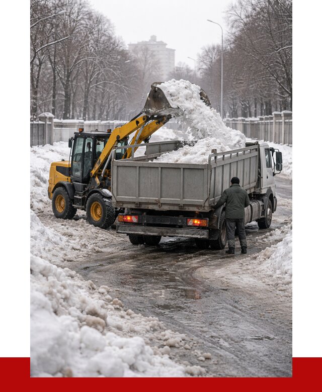 Вывоз снега с погрузкой в Городце от 3543 р. ПРОНЕРУДГрд