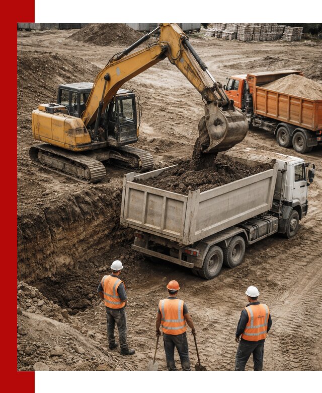 Разработка грунта для строительства и благоустройства в Городце