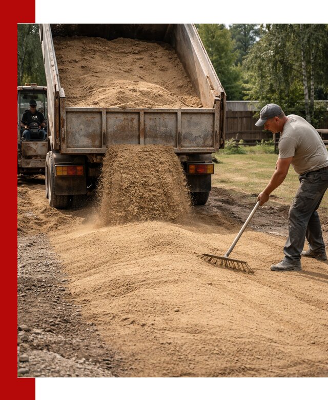 Отсыпка участка песком в Городце быстро и качественно