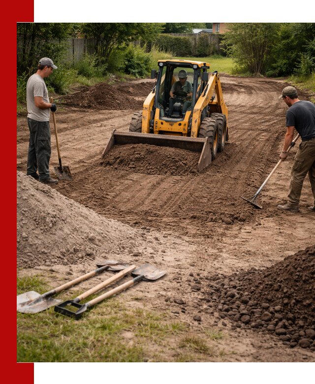 Планировка участка грунтом с вывозом и доставкой в Городце