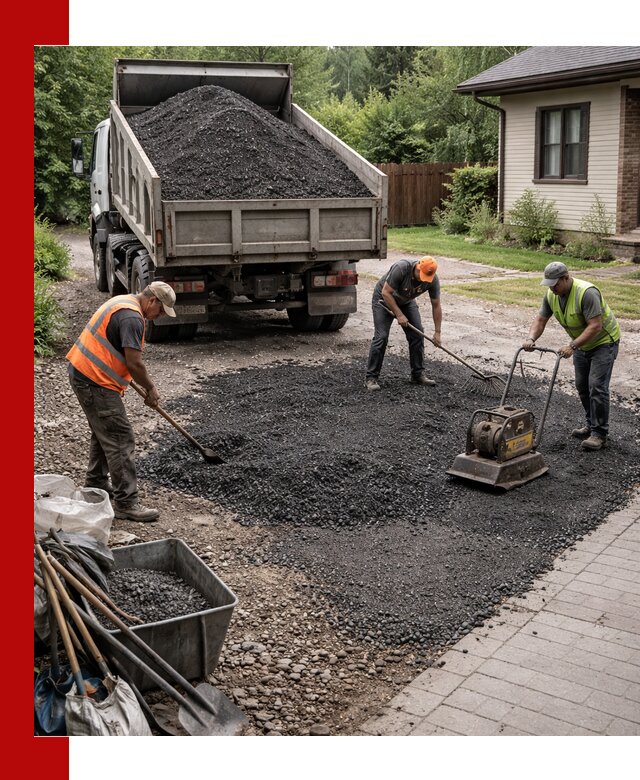 Асфальтовая крошка для двора с доставкой в Городце